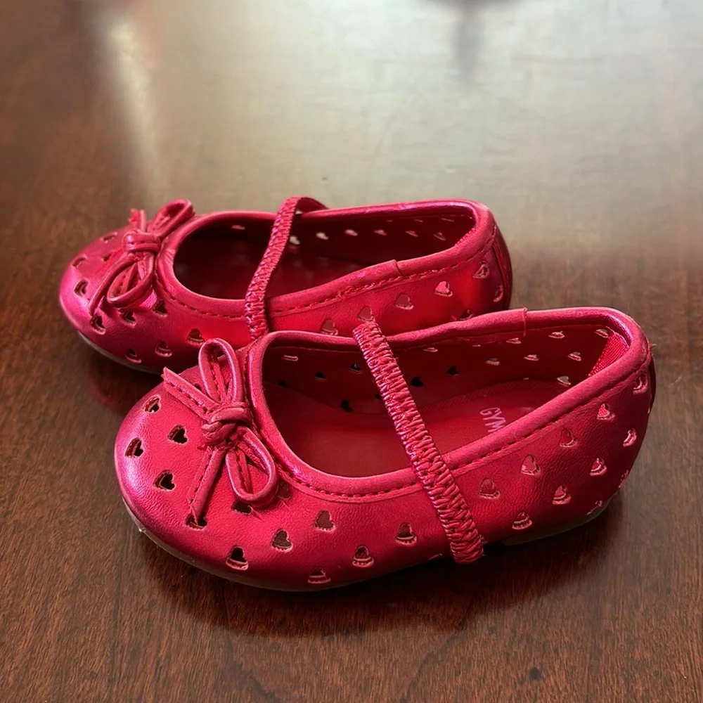 Gymboree dark pink shoes, size 3